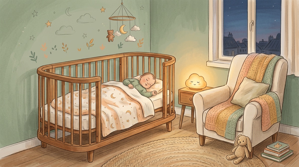 Illustration : Le sommeil de bébé : le guide complet pour des nuits (enfin) paisibles